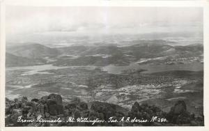 RPPC Postcard From Pinnacle Mt.Wellington Tasmania Australia 280