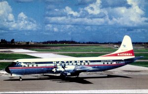 Airplanes National Airlines Lockheed L-188 At Miami International Airport
