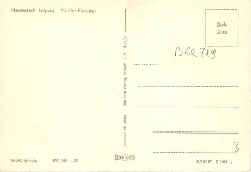 B62719 Leipzig Madler Passage   germany
