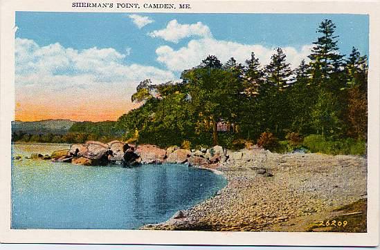 Sherman's Point - Camden, Knox County, Maine - near Rockland - WB