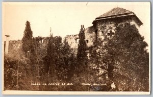 Fiume Austria-Hungary Croatia c1918 RPPC Real Photo Postcard Tarstica Castle