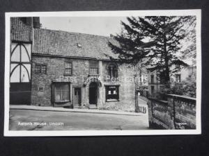 Lincolnshire LINCOLN Aarons House shows G.Taylor Shop Front c1950's RP Postcard