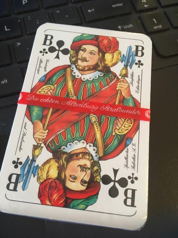 die echten Altenberg stralsunder Deck of playing cards, sealed