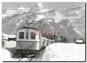 Postcard Modern Pres Diablerets Winter