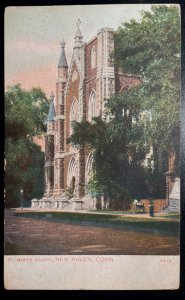 Vintage Postcard 1907-1915 St. Mary's, New Haven, Connecticut (CT)