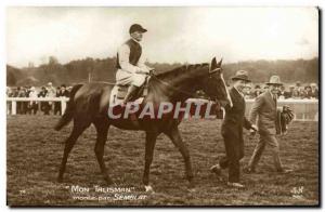 Old Postcard Horse Riding Equestrian My Talisman rises by Semblat