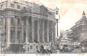 BR61264 the mansion house double decker bus car real photo   london    uk