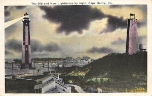 Cape Henry Lighthouse Fort Story, Virginia USA 1935