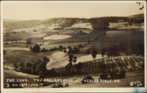 Oakland Road Near Keyser Ridge MD Real Photo Postcard rpx