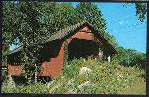 Lot of 2 Pennsylvania Greetings from TROY Covered Bridges - pm1972 stamps Chrome