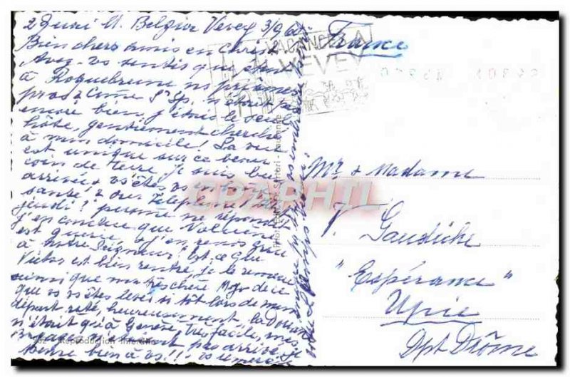 Modern Postcard Annecy Boat Swans