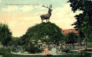 Elk's Monument, Penn Park - York, Pennsylvania