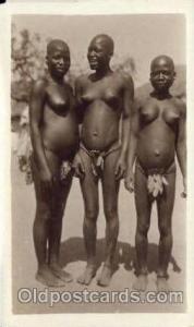 Non - Postcard Backing African Nude Post Card Post Card  Non - Postcard Backing