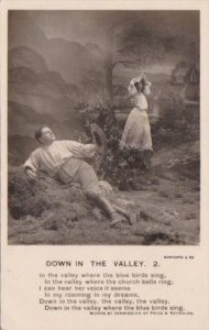 Bamforth Romantic Couple Down In The Valley No 2
