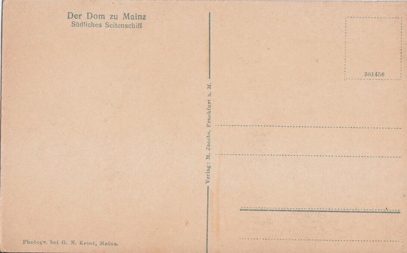 Germany Der Dom zu Mainz postcard