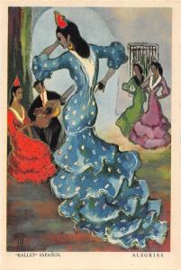 BR56891 alegrias Ballet Espanol folklore costume dance paint peintures    Spain