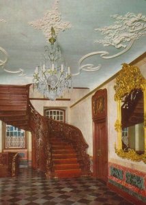 Entrance Hall Staircase Monschau Museum Germany German Rare Postcard