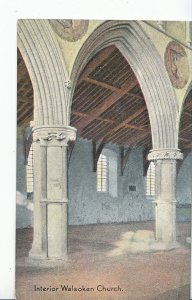 Cambridgeshire Postcard - Interior - Walsoken Church    A4933
