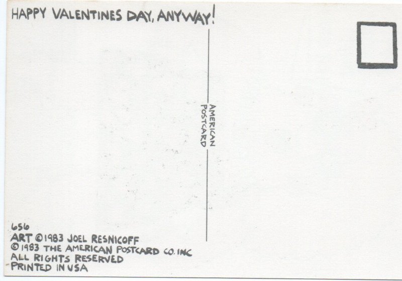 Happy Valentines Day Hot Stuff! 1983 LGBTQ Pop Art by Joel Resnicoff