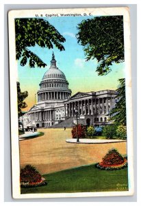 Vintage 1920s Postcard US Capitol Washington, D.C.