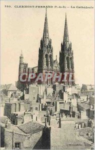 Old Postcard Clermont Ferrand P D La Cathedrale