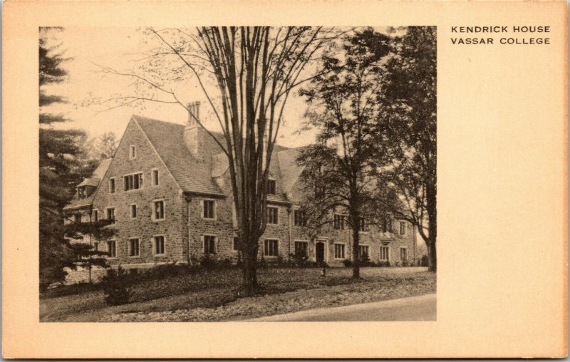 Vtg 1920s Kendrick House Vassar College Poughkeepsie New York NY Postcard