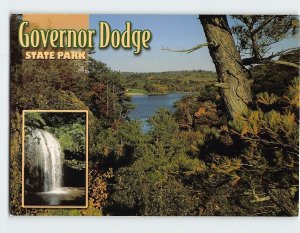 Postcard Governor Dodge State Park, Dodgeville, Wisconsin