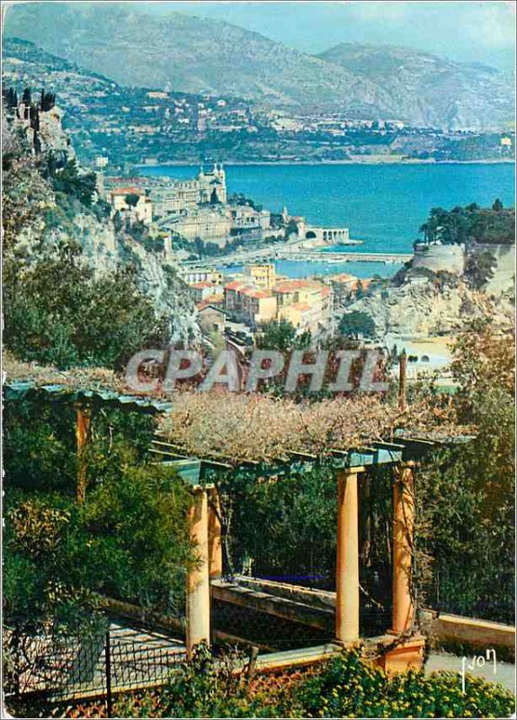 Modern Postcard The French Riviera Monte Carlo Vue Generale