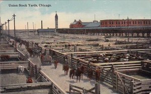 Illinois Chicago Union Stock Yards 1913