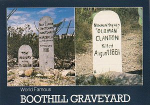 Headstones Boot Hill Graveyard Cemetery Tombstone Arizona