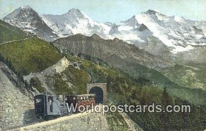 Schynige Platte Bahn Swizerland Unused 