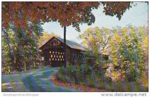 This Delightful Covered Bridge Crosses The Ashuelot River At Winchester Londo...