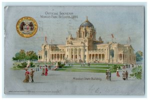 1904 Missouri State Building World's Fair St. Louis Exposition Posted Postcard 