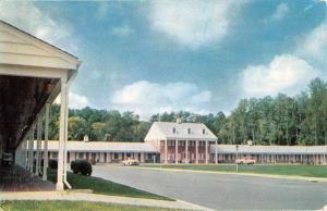 Bethesda Maryland Colonial Manor Motel Street View Vintage Postcard K59827