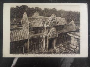 Mint Vietnam Real Picture Postcard RPPC ruins of Angkor