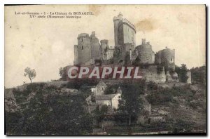 Old Postcard Lot et Garonne Chateau Bonaguil Historical Monument