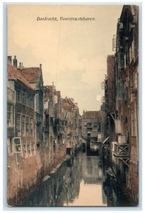 c1910 River View Voorstraatshaven Dordrecht Netherlands Unposted Postcard