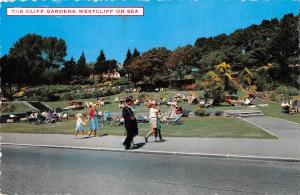 uk2059 the cliff gardens westcliff on sea essex real photo uk