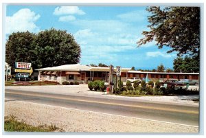 c1960 Greencastle Motel South City Bloomington Greencastle Indiana IN Postcard