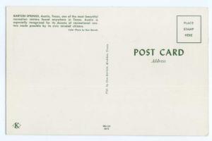 View at Barton Springs Austin Texas TX