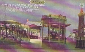 Panama Pacific Expo 1915 Japanese Section Food Products Building