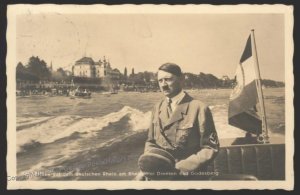 3rd Reich Germany Hitler Portrait RPPC Hoffmann NrD10 Used Bad Godesberg 103668