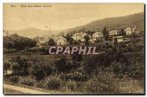 Old Postcard Blick auf Schloss Barr Andlau