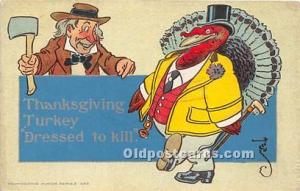  Thanksgiving Greetings Postcard 