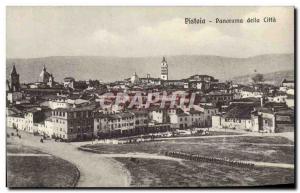 Old Postcard Panorama della Citta Pistoia