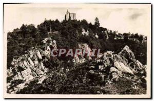 Modern Postcard Domfront Le Donjon View Ste Anne Du Tertre