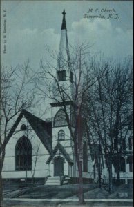 Somerville NJ ME Church c1910 Postcard