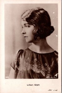 Real Photo Postcard Portrait of Lilian Gish