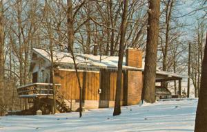 Rosedale Indiana scenic winter view Seamon Studio vintage pc Z51292