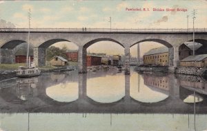 PAWTUCKET Rhode Island PU-1910 Division St. Bridge
